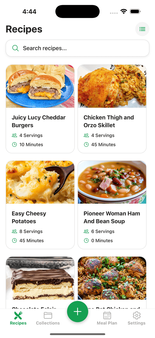 Recipe App Screenshot